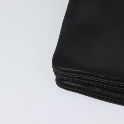 Celine Trio Crossbody Bag Leather, BLACK, LEATHER, Crossbody bag