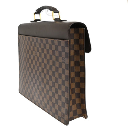 Louis Vuitton Altona Bag Damier, BROWN, CANVAS, Briefcase