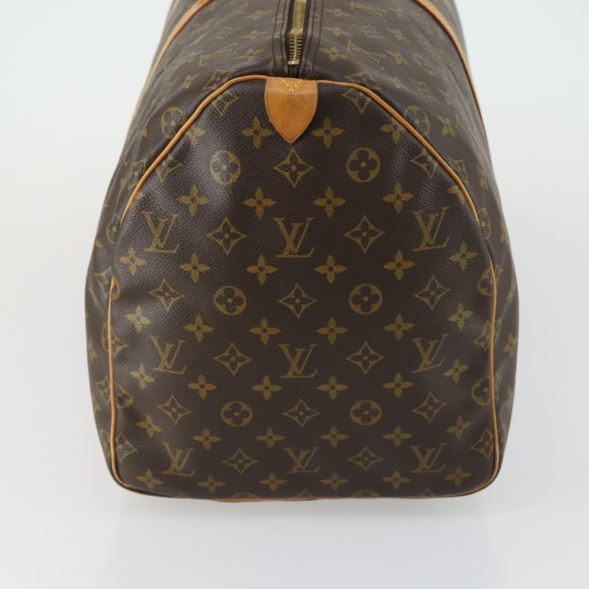 Louis Vuitton Keepall Bag Monogram Canvas, BROWN, CANVAS, Travel bag