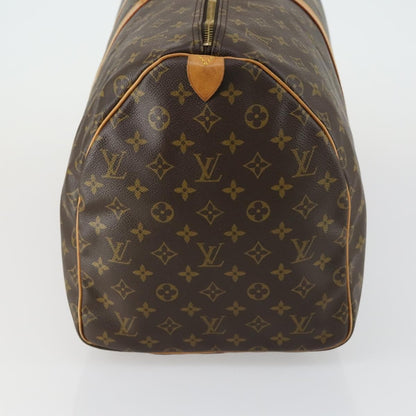Louis Vuitton Keepall Bag Monogram Canvas, BROWN, CANVAS, Travel bag