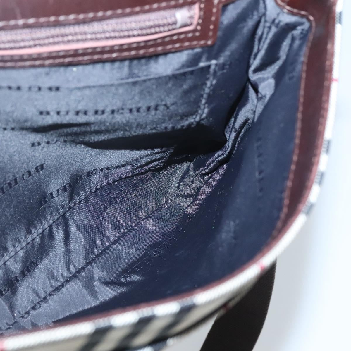 Burberry Nova check Shoulder bag Canvas, BEIGE, CANVAS, Shoulder bag