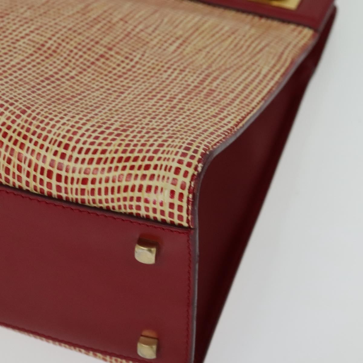 Salvatore Ferragamo Wanda Handbag Leather, RED, LEATHER, Handbag