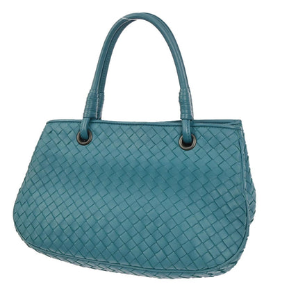 Bottega Veneta Open Shopping Tote Intrecciato Nappa, GREEN, LEATHER, Tote bag
