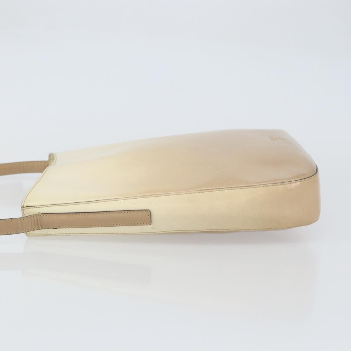 Prada Vintage Shoulder Bag Patent leather, BEIGE, PATENT_LEATHER, Shoulder bag