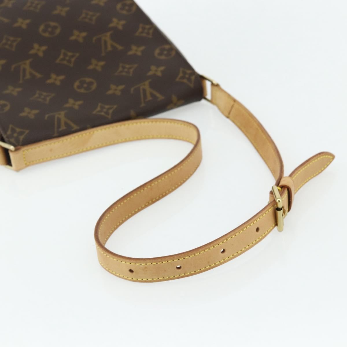 Louis Vuitton Musette Salsa Handbag Monogram Canvas, Brown, Canvas, Shoulder Bag