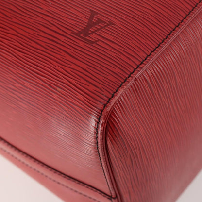 Louis Vuitton Keepall Bag Epi Leather, RED, LEATHER, Travel bag