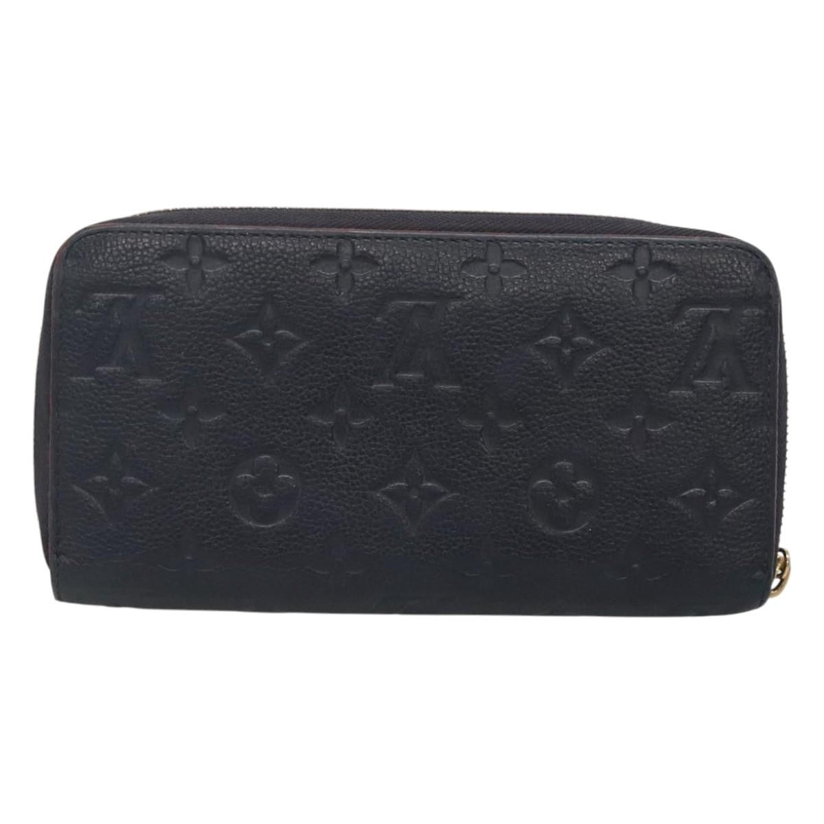 Louis Vuitton Portefeuille zippy Monogramme Empreinte Monogramme Empreinte, NAVY, LEATHER, Wallets