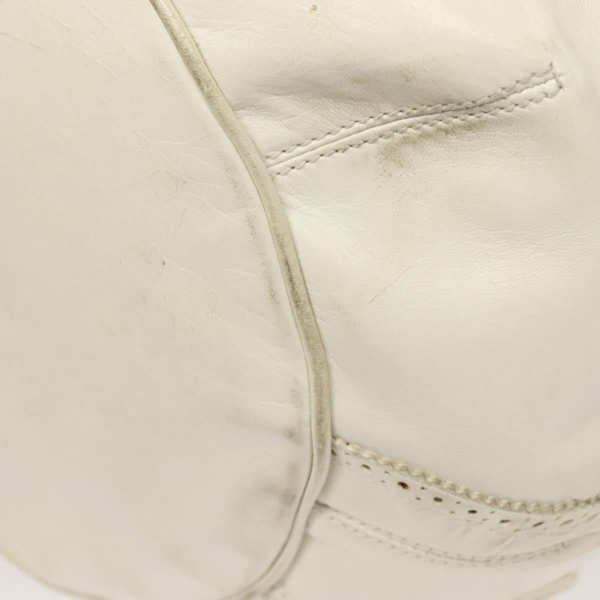 Balenciaga Pom Pon Giant Studs Bag Leather, WHITE, LEATHER, Handbag