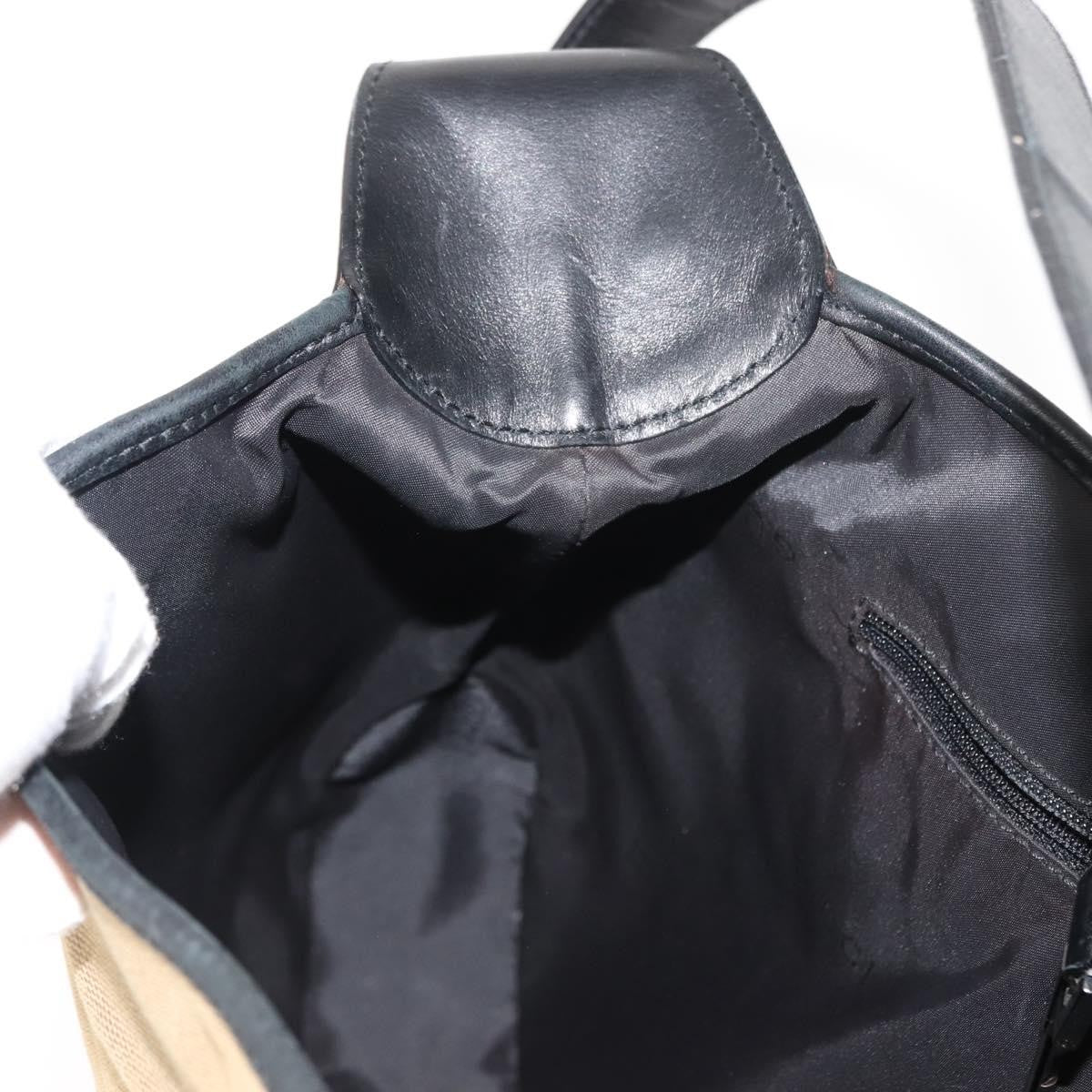 Gucci Vintage Jackie Handbag Canvas, BEIGE, CANVAS, Shoulder bag