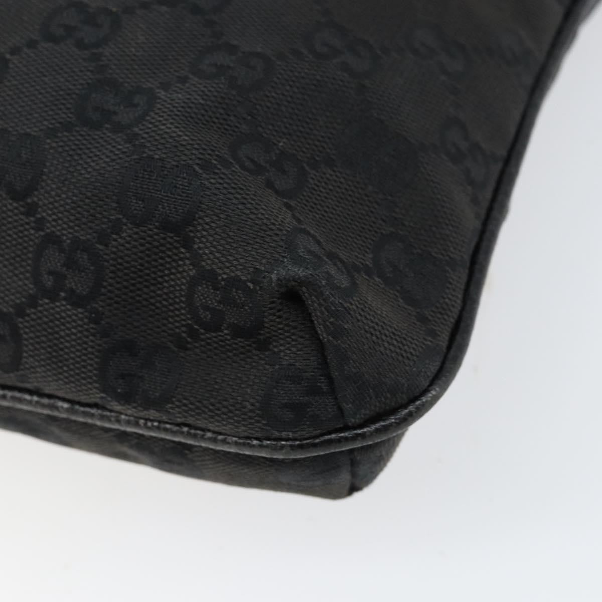 Gucci Vintage Shoulder Bag Monogram Canvas, BLACK, CANVAS, Shoulder bag