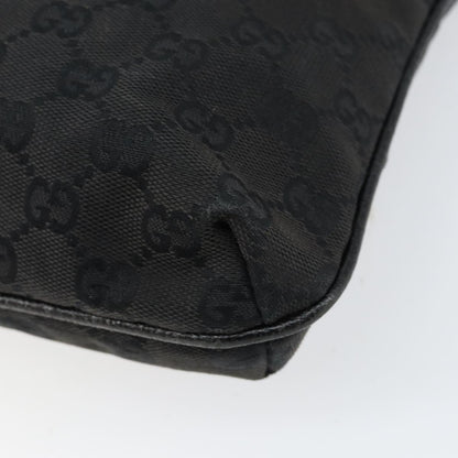 Gucci Vintage Shoulder Bag Monogram Canvas, BLACK, CANVAS, Shoulder bag