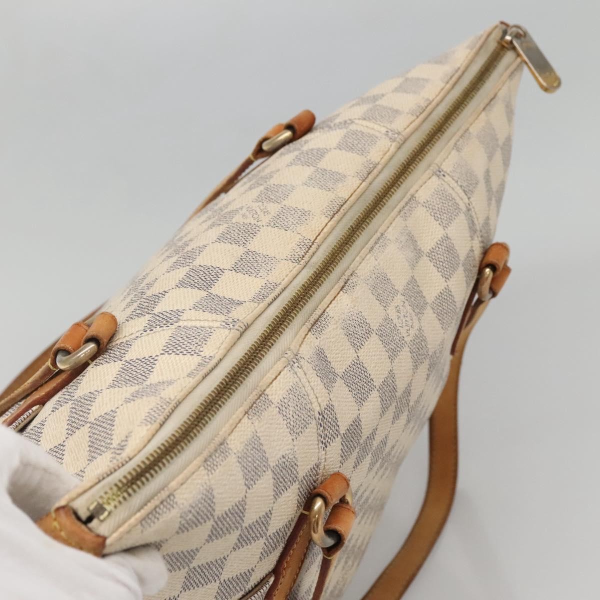 Louis Vuitton Totally Handbag Damier, WHITE, CANVAS, Tote bag