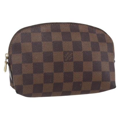 Louis Vuitton Cosmetic Pouch Damier, BROWN, CANVAS, Clutche & pouche