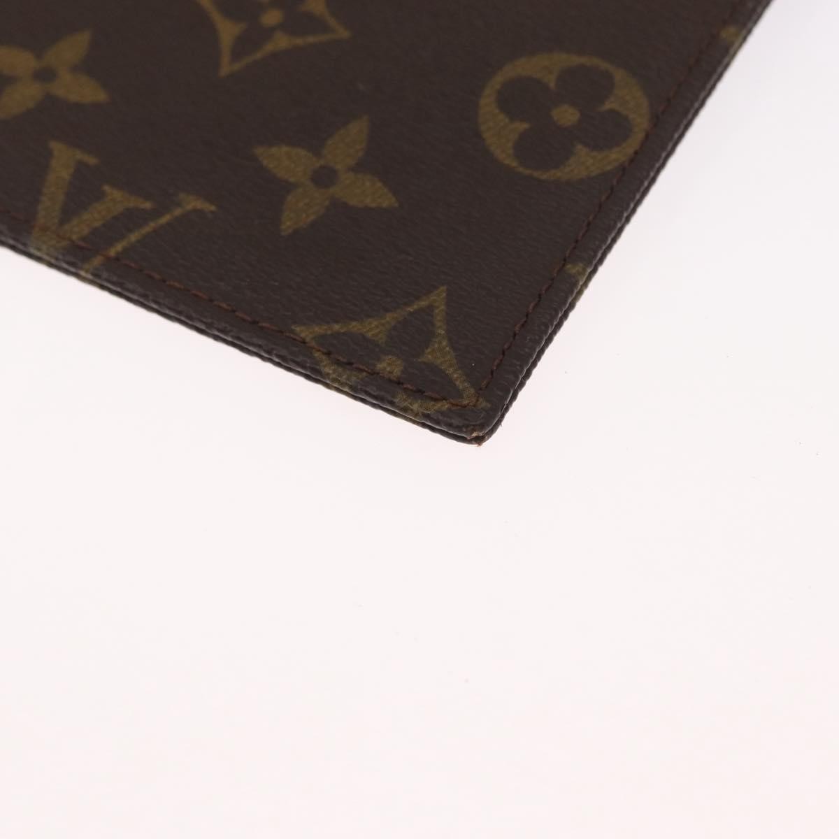 Louis Vuitton Pochette Secret Monogram canvas, BROWN, CANVAS, Clutche & pouche