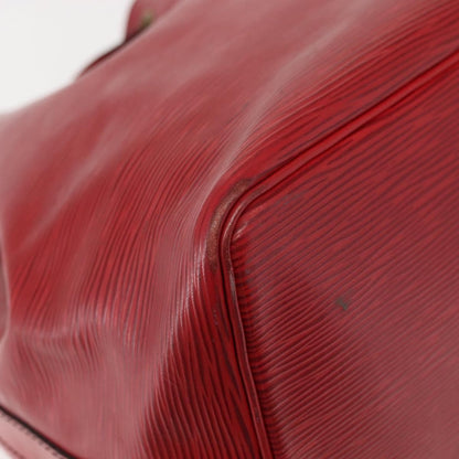 Louis Vuitton Petit Noe Handbag Epi Leather, RED, LEATHER, Shoulder bag