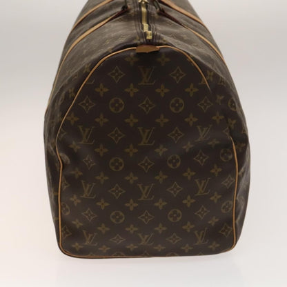 Louis Vuitton Keepall Bag Monogram Canvas, BROWN, CANVAS, Travel bag
