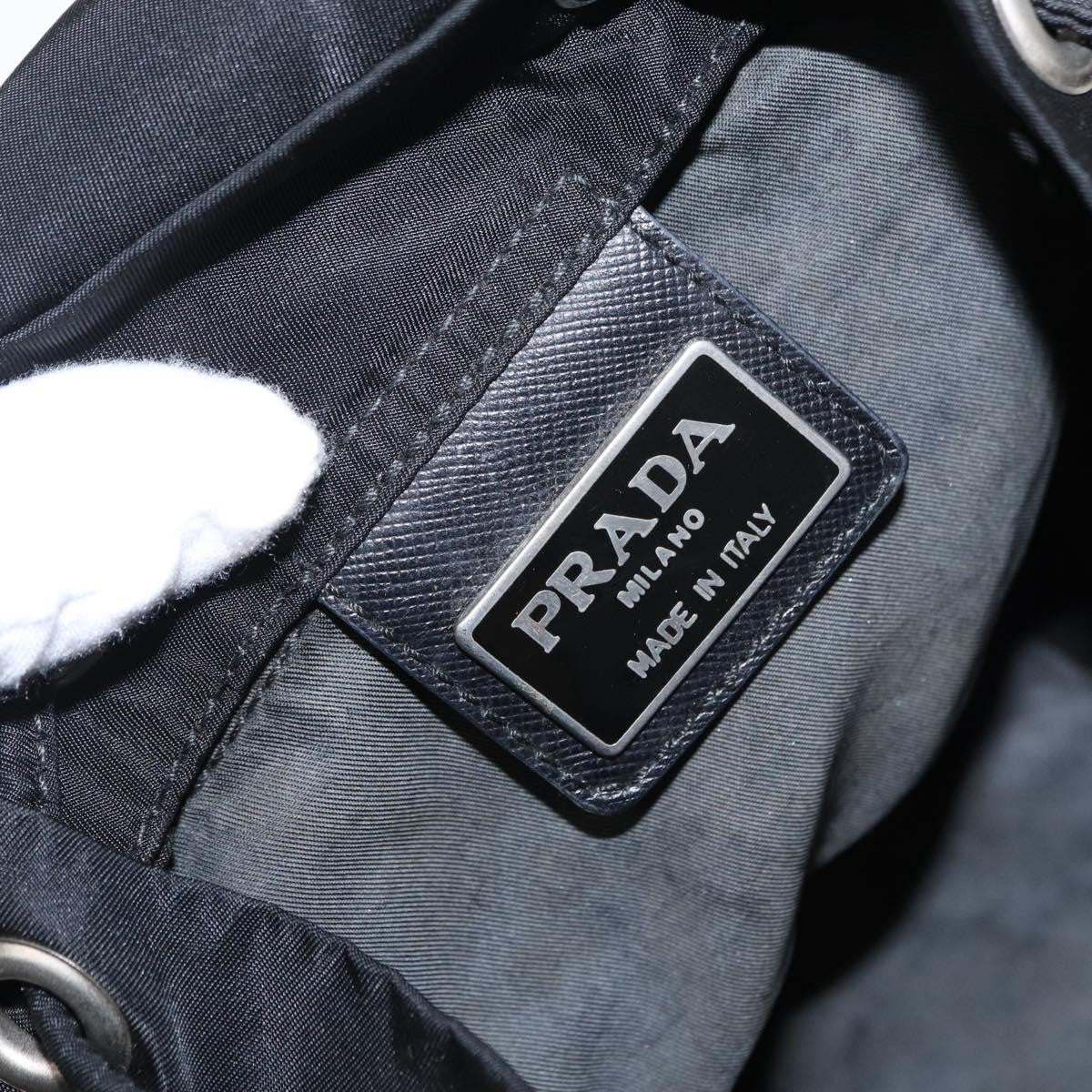 Prada Front Pocket Backpack Tessuto, BLACK, NYLON, Backpack