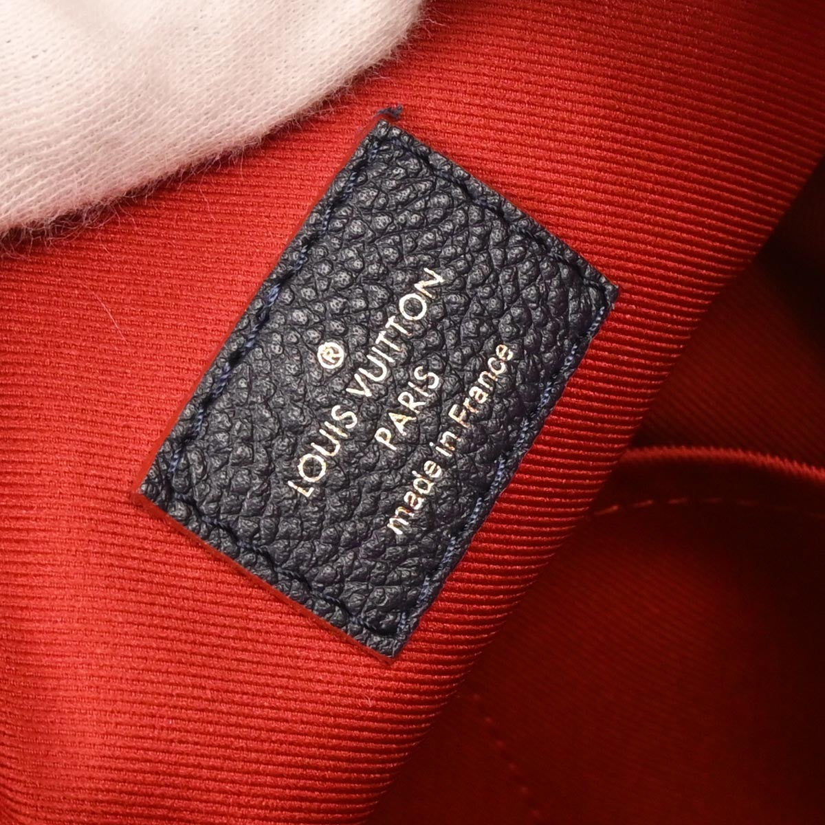 Louis Vuitton Ponthieu Handbag Monogram Empreinte Leather, NAVY, LEATHER, Handbag