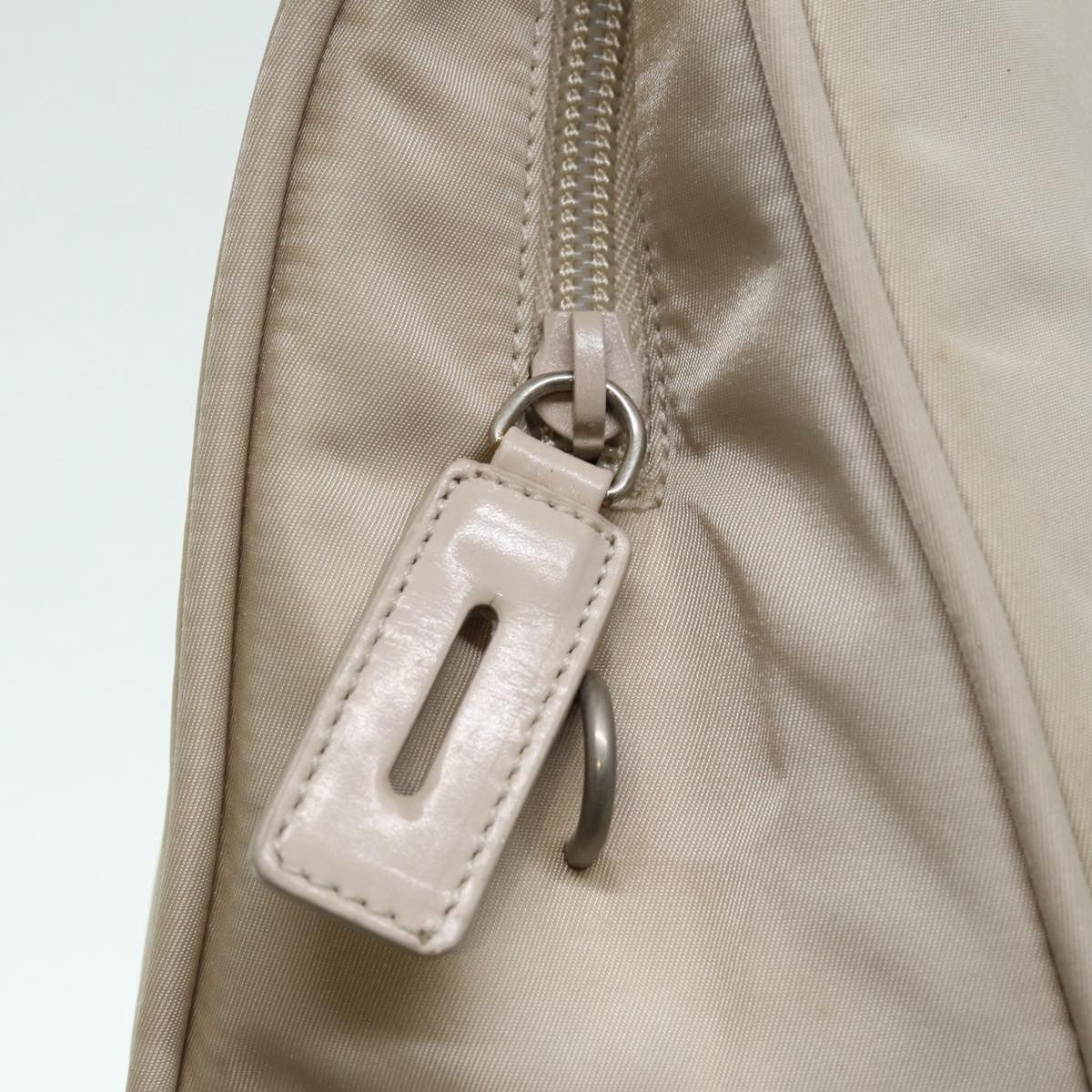 Prada Zip Around Tote Tessuto, BEIGE, NYLON, Tote bag