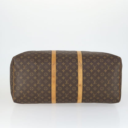 Louis Vuitton Keepall Bag Monogram Canvas, BROWN, CANVAS, Travel bag