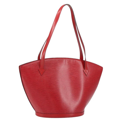 Louis Vuitton Saint Jacques Handbag Epi Leather, RED, LEATHER, Shoulder bag