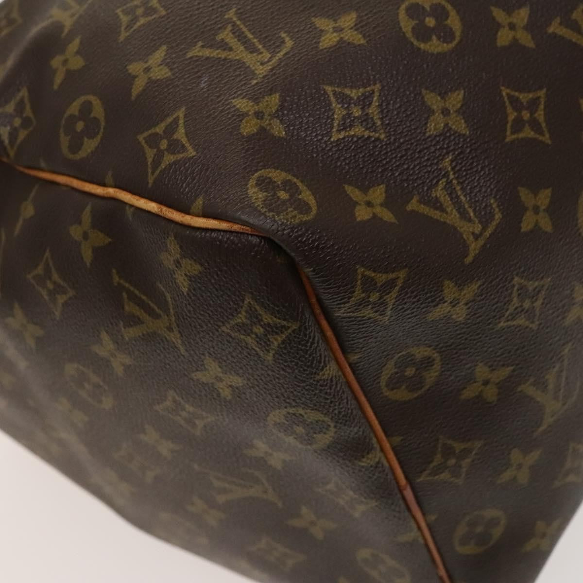 Louis Vuitton Keepall Bag Monogram Canvas, BROWN, CANVAS, Travel bag