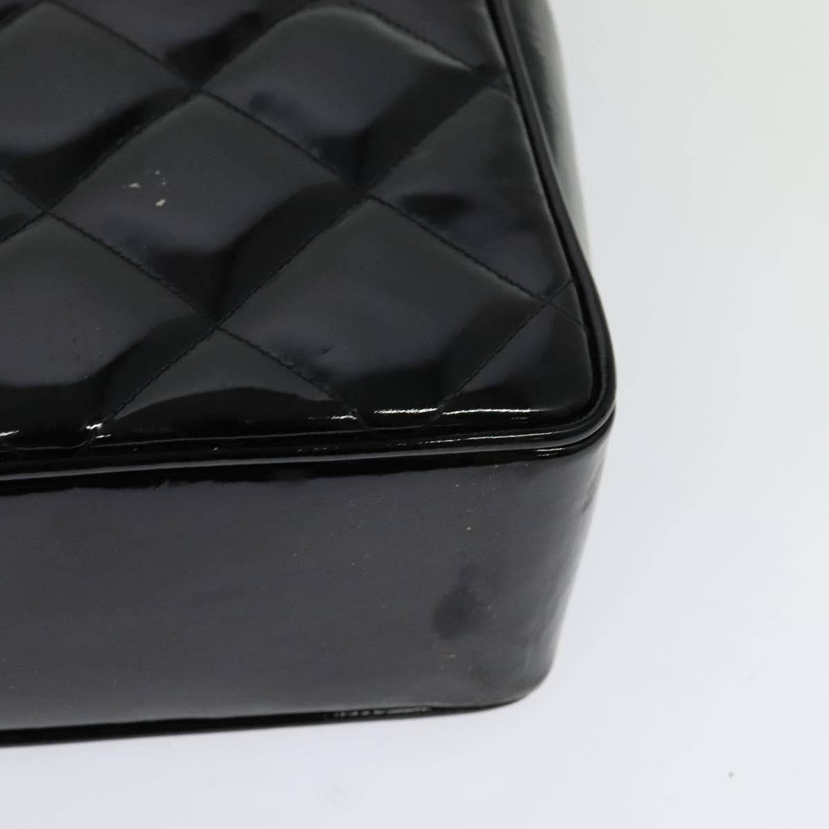 Chanel Chain Shoulder Bag Patent leather, BLACK, PATENT_LEATHER, Shoulder bag