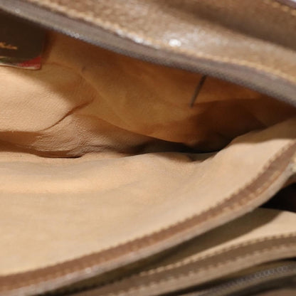 Gucci Vintage Shoulder Bag GG Coated Canvas, BEIGE, PVC, Shoulder bag