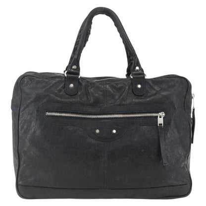 Balenciaga Classic Studs Briefcase Leather, BLACK, LEATHER, Briefcase