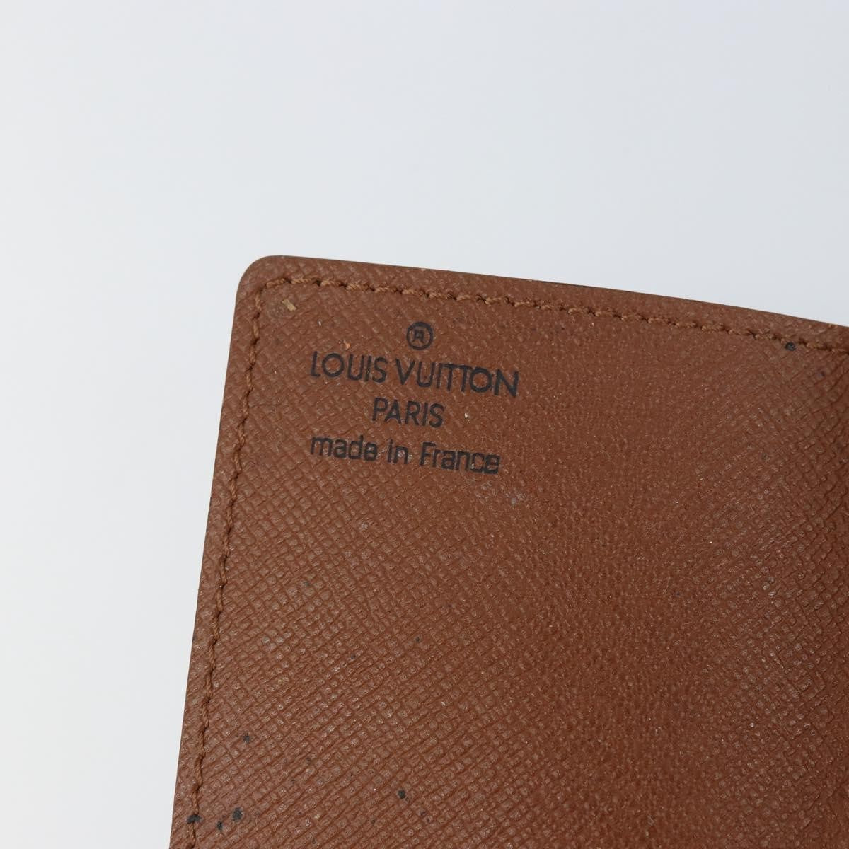 Louis Vuitton Porte Cartes Pression Card Case Monogram Canvas, BROWN, CANVAS, Card Holders