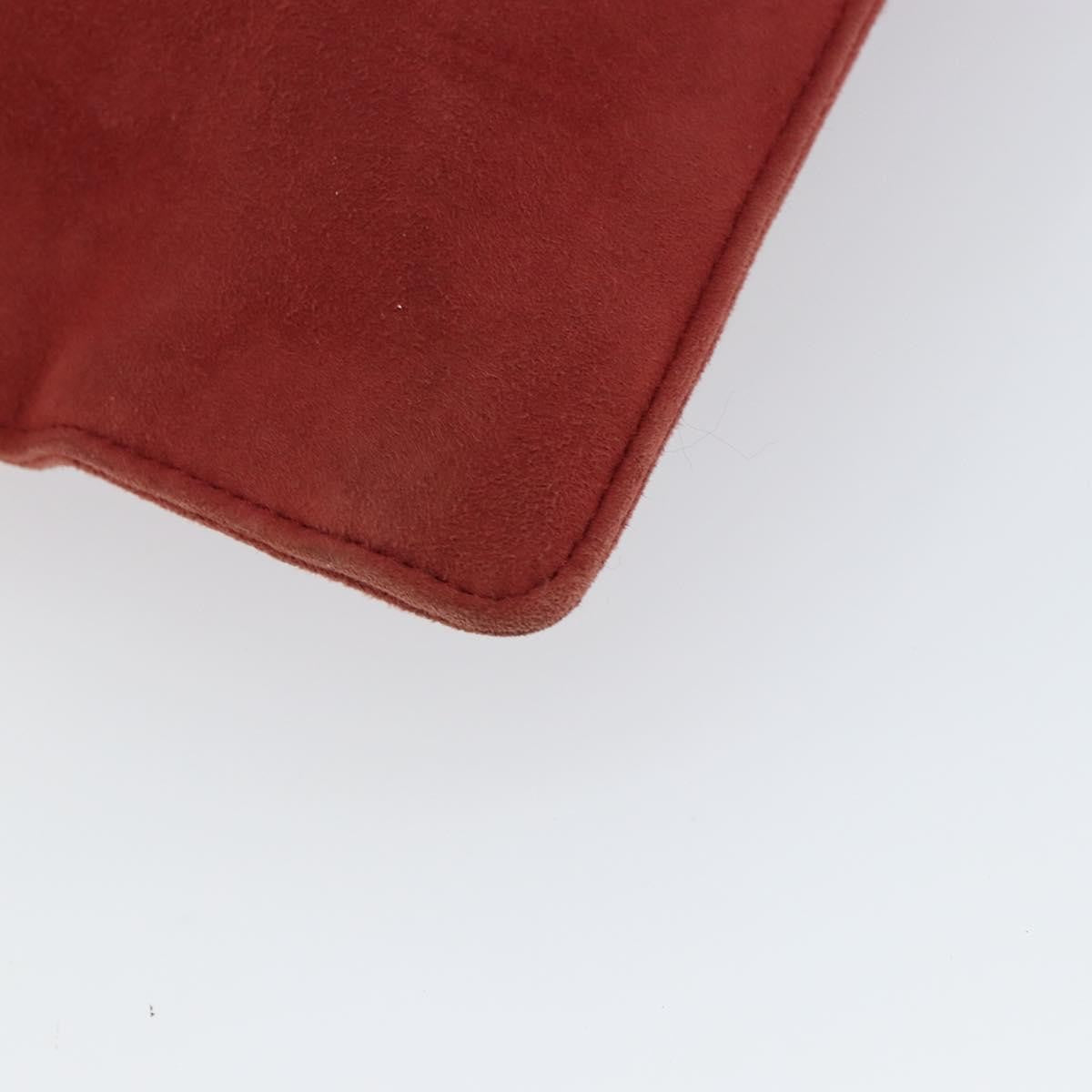 Loewe Anagram Tote Suede, RED, SUEDE, Tote bag