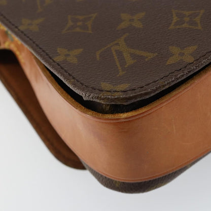 Louis Vuitton Cartouchiere Handbag Monogram Canvas, BROWN, CANVAS, Shoulder bag