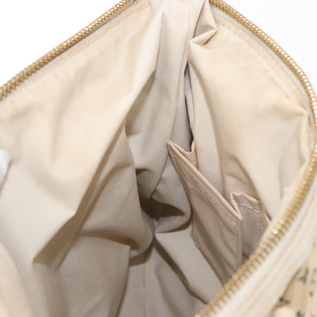 Louis Vuitton Marina Handbag Mini Lin Croisette, BEIGE, CANVAS, Handbag