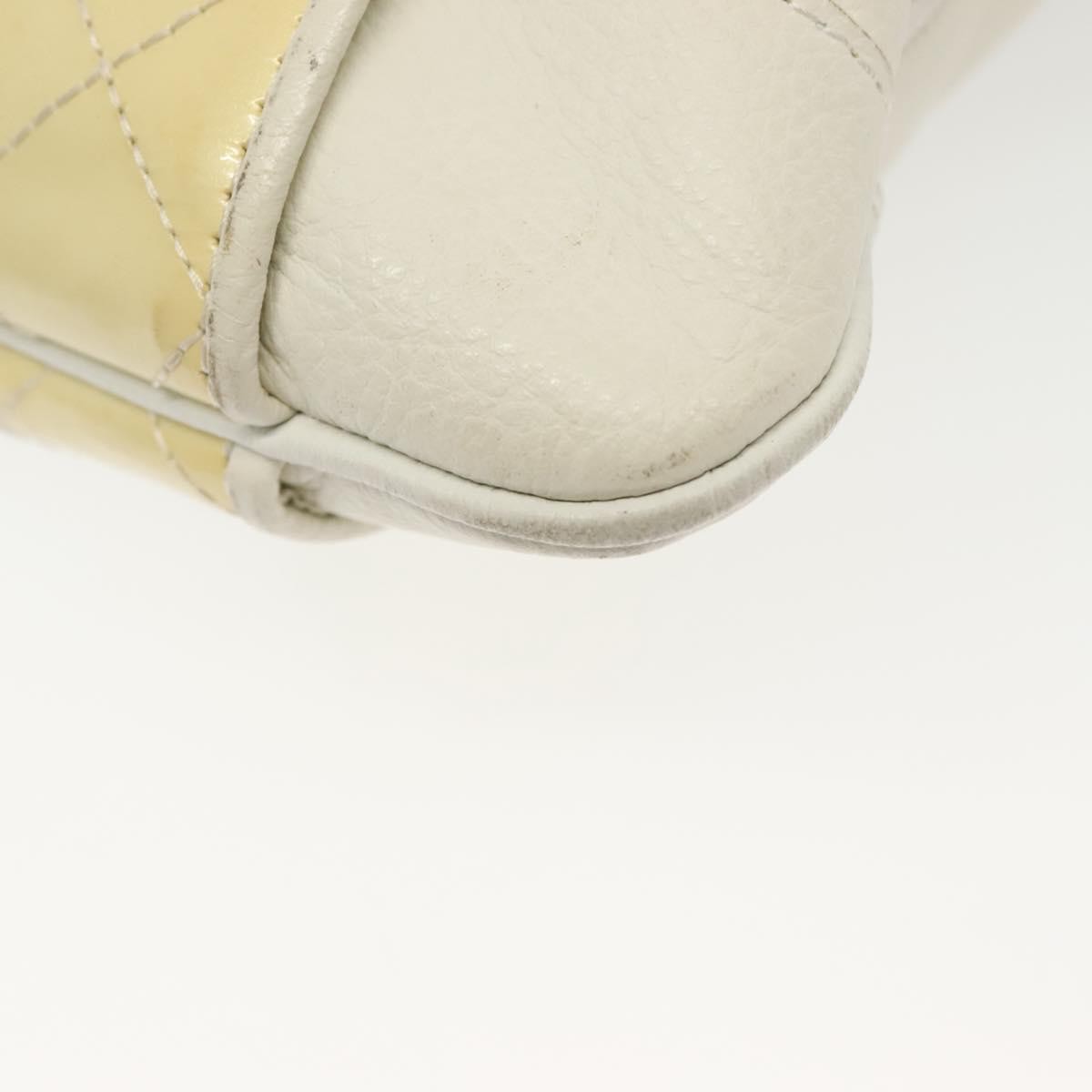 Burberry Vintage Tote Leather, WHITE, LEATHER, Tote bag