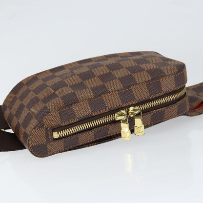 Louis Vuitton Geronimos Waist Bag Damier, BROWN, CANVAS, Clutche & pouche
