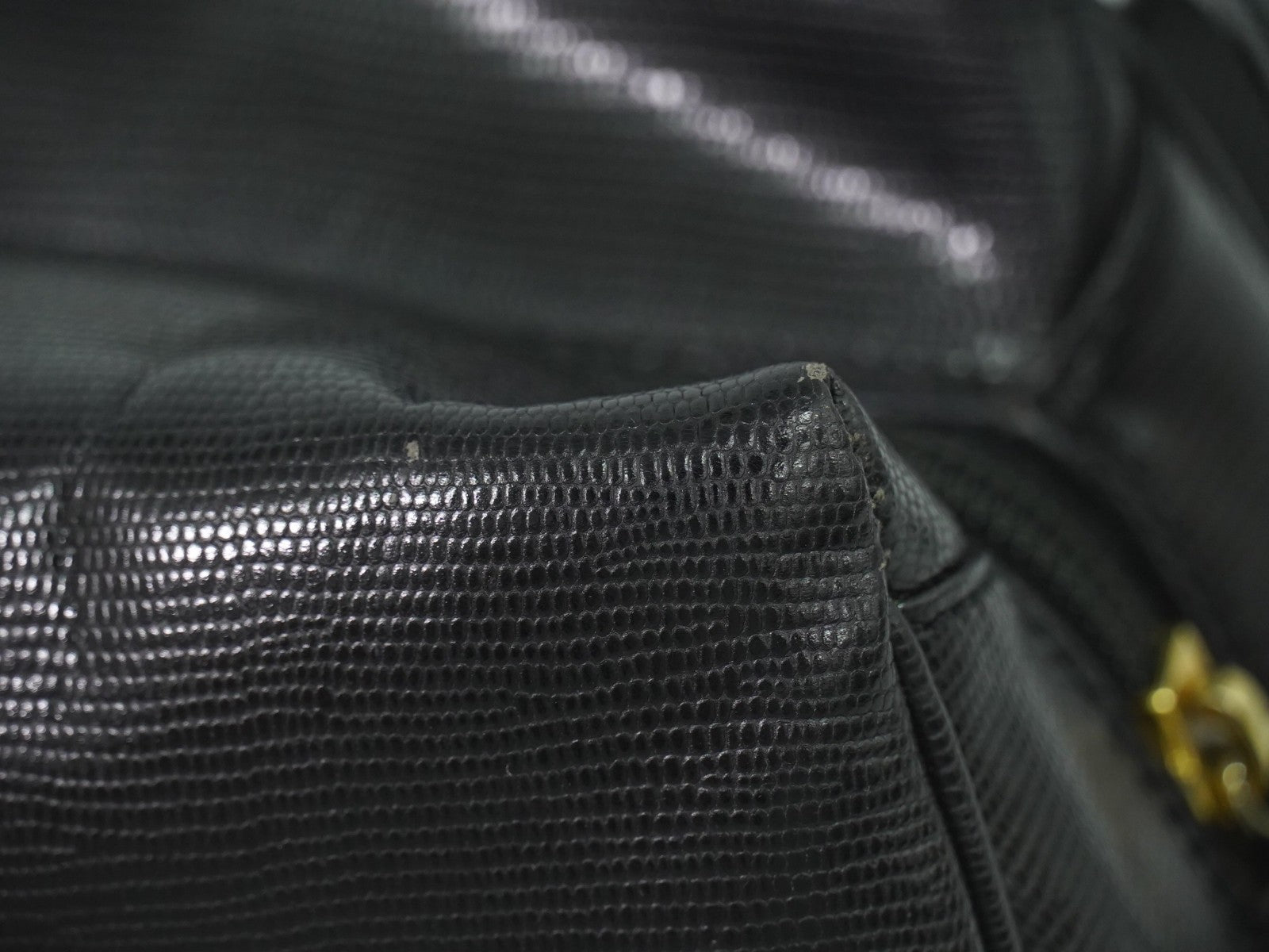 Celine Shoulder Bag Leather, BLACK, LEATHER, Shoulder bag