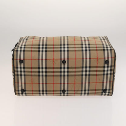 Burberry Nova check boston bag Canvas, BEIGE, CANVAS, Travel bag