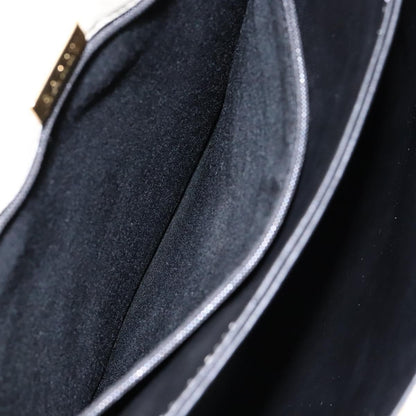 Bally Vintage Flap Handbag Quilted Leather, ECRU, LEATHER, Handbag