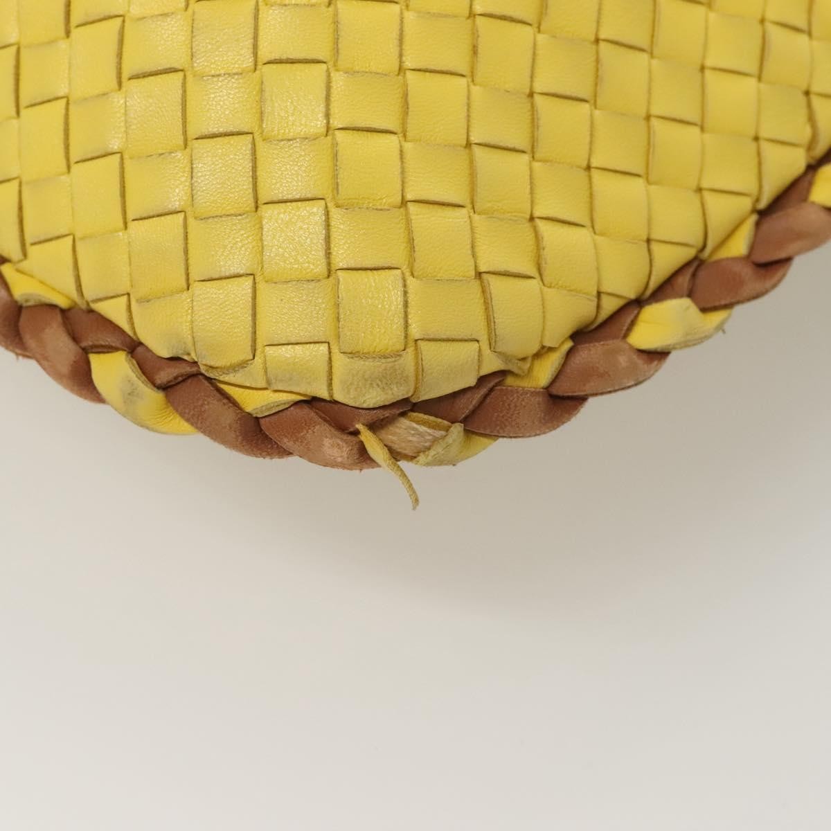 Bottega Veneta Veneta Hobo Intrecciato Nappa, YELLOW, LEATHER, Handbag