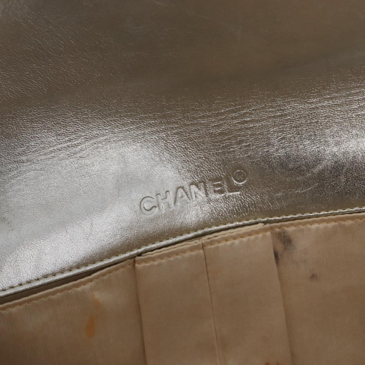 Chanel Travel Line Flap Bag Canvas, SILVER, CANVAS, Shoulder bag