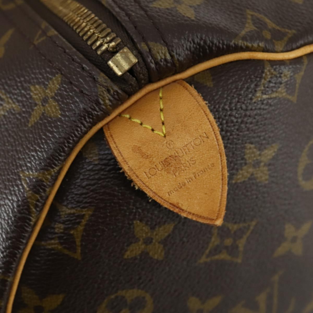 Louis Vuitton Keepall Bag Monogram Canvas, BROWN, CANVAS, Travel bag