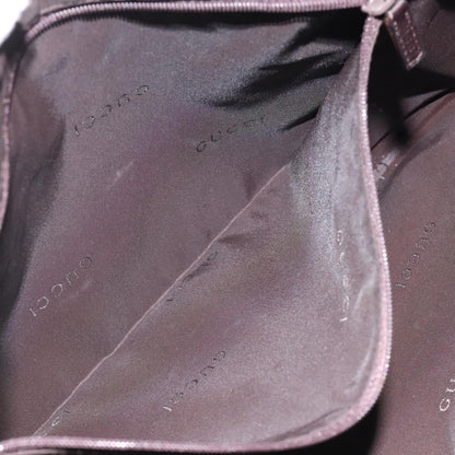 Gucci Vintage Shoulder Bag Leather, BROWN, LEATHER, Shoulder bag