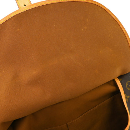 Louis Vuitton Saumur Handbag Monogram Canvas, Brown, Canvas, Shoulder Bag