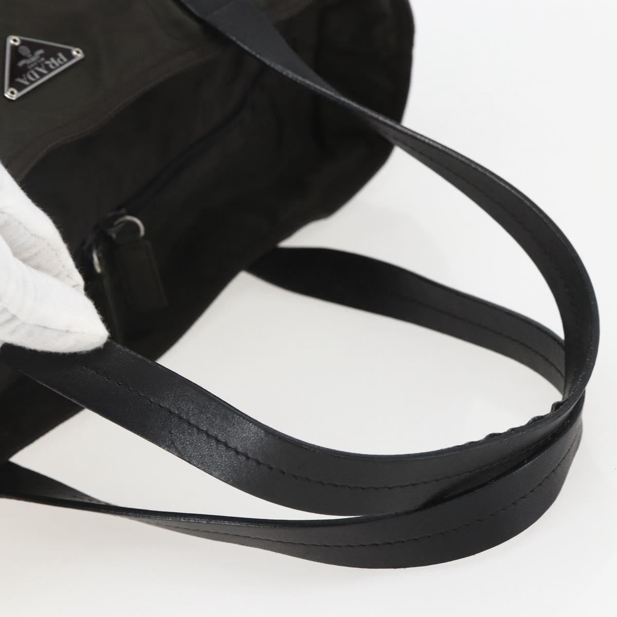 Prada Zip Tote Tessuto, KHAKI, NYLON, Tote bag