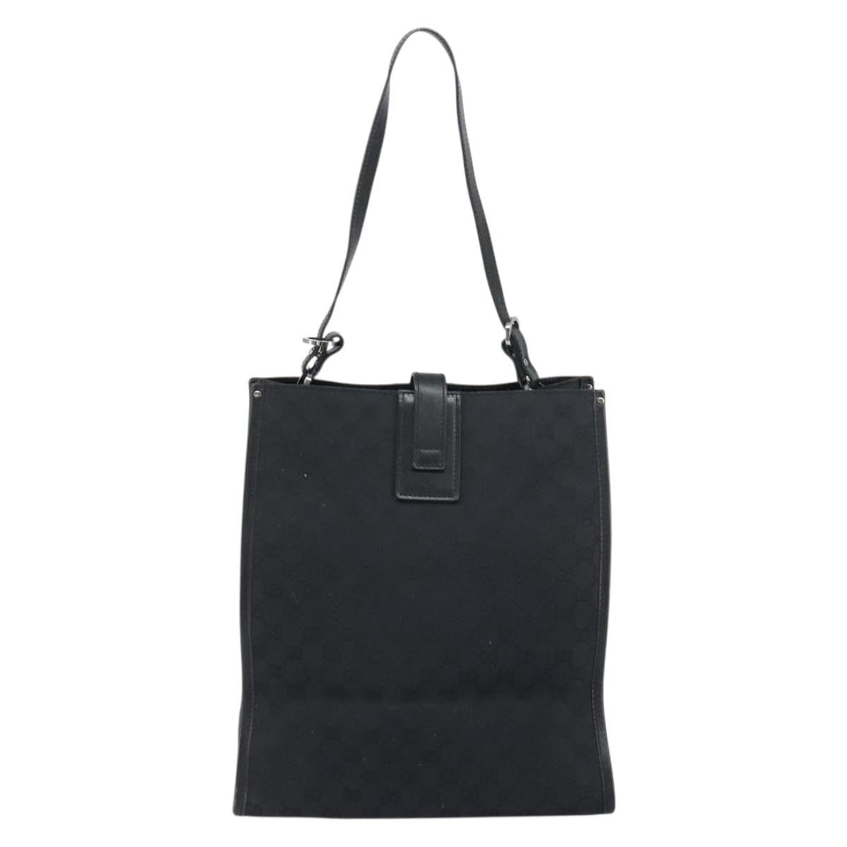 Gucci Vintage tote GG Canvas, BLACK, CANVAS, Tote bag