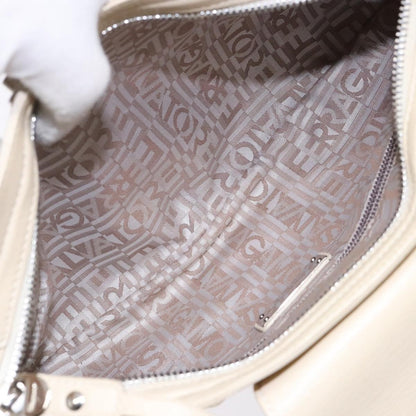 Salvatore Ferragamo Marisa Satchel Leather, ECRU, LEATHER, Handbag