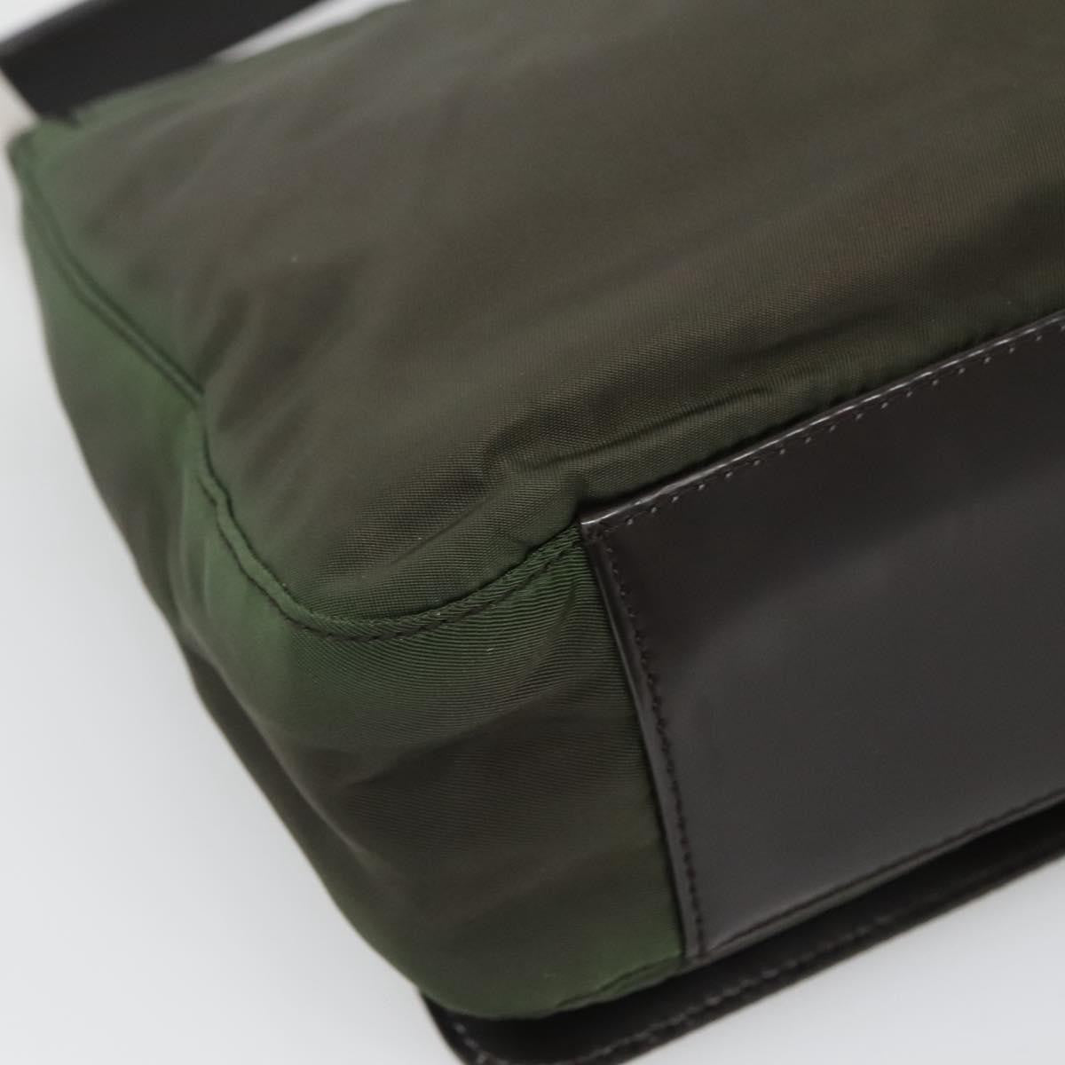 Prada Vintage Shoulder Bag Tessuto, KHAKI, NYLON, Shoulder bag