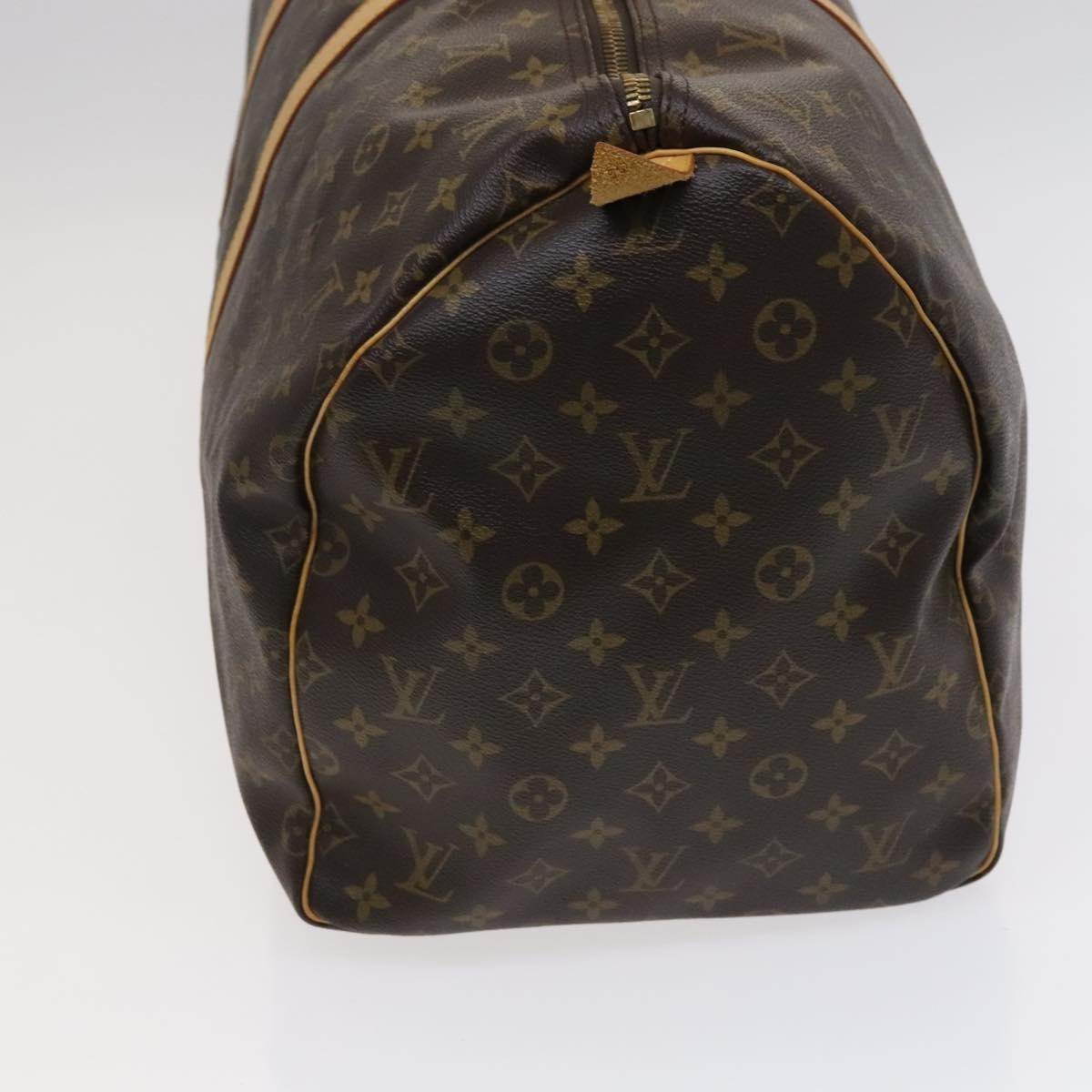 Louis Vuitton Keepall Bag Monogram Canvas, BROWN, CANVAS, Travel bag