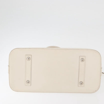 Louis Vuitton Alma Handbag Epi Leather, White, Leather, Handbag