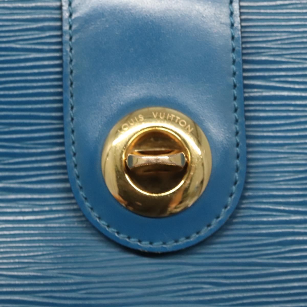 Louis Vuitton Cluny Shoulder Bag Epi Leather, BLUE, LEATHER, Shoulder bag